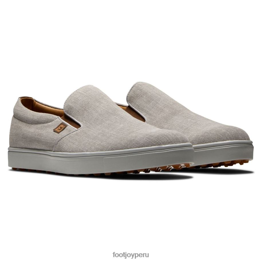 plata blanca Footjoy club casual slip-on blanco-plateado 8V0401727