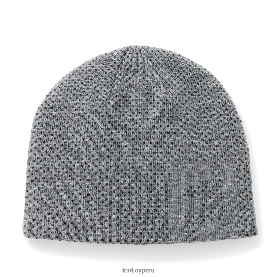 cuero gris Footjoy Gorro de punto jacquard gris jaspeado 8V0403038