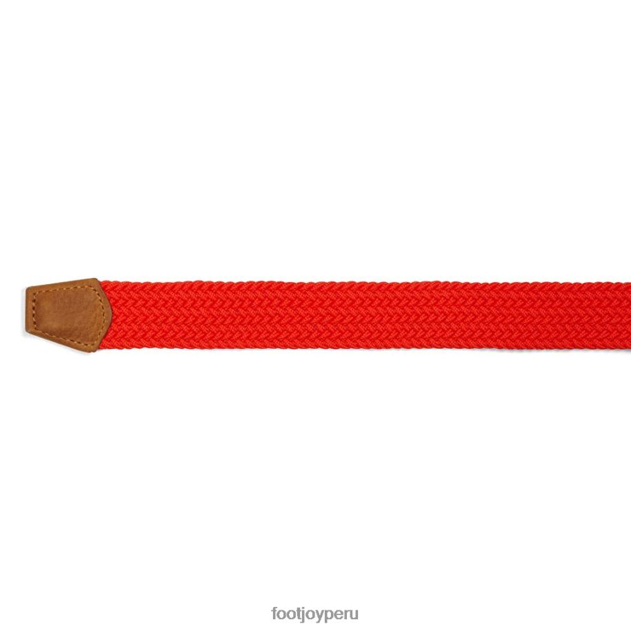 escarlata Footjoy cinturón trenzado escarlata 8V0403019