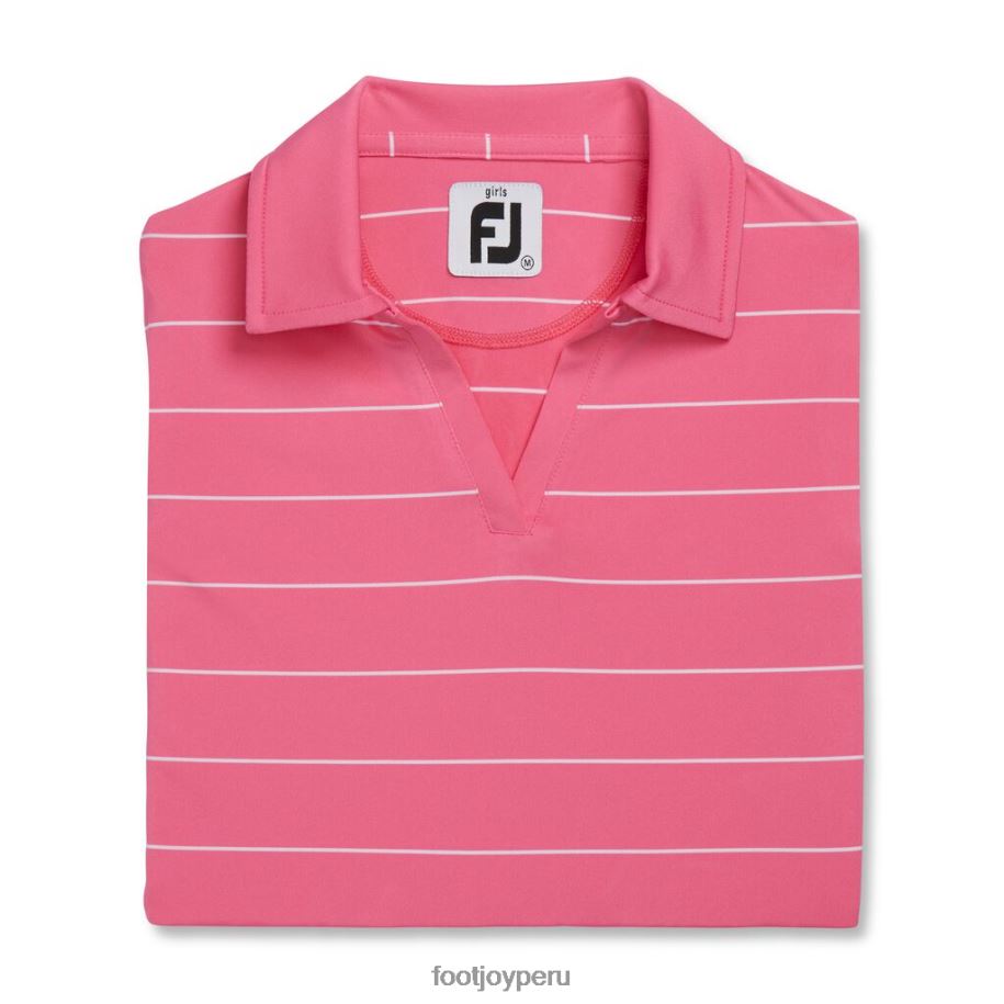 Rosa caliente Footjoy camisa sin mangas rosa fuerte niña junior 8V0402231
