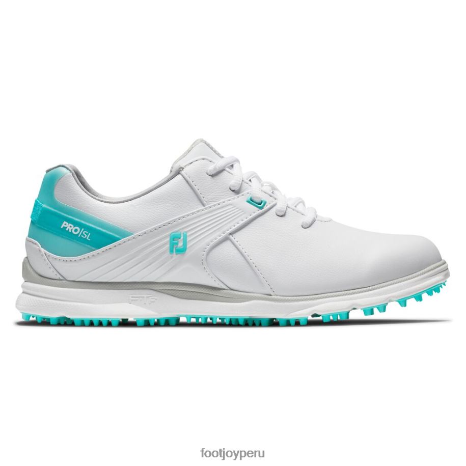 aguamarina blanca Footjoy blanco-aqua pro sl mujer-estilo temporada anterior 8V0402531
