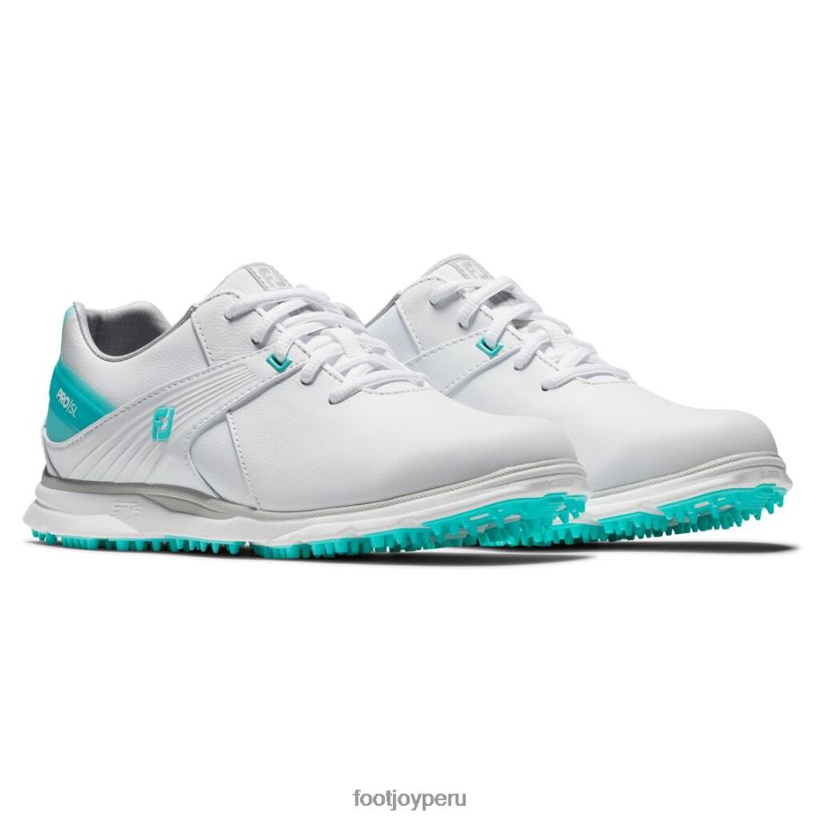 aguamarina blanca Footjoy blanco-aqua pro sl mujer-estilo temporada anterior 8V0402531