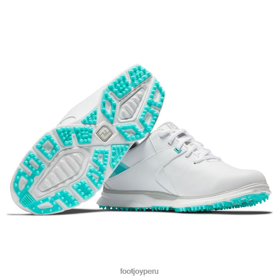 aguamarina blanca Footjoy blanco-aqua pro sl mujer-estilo temporada anterior 8V0402531