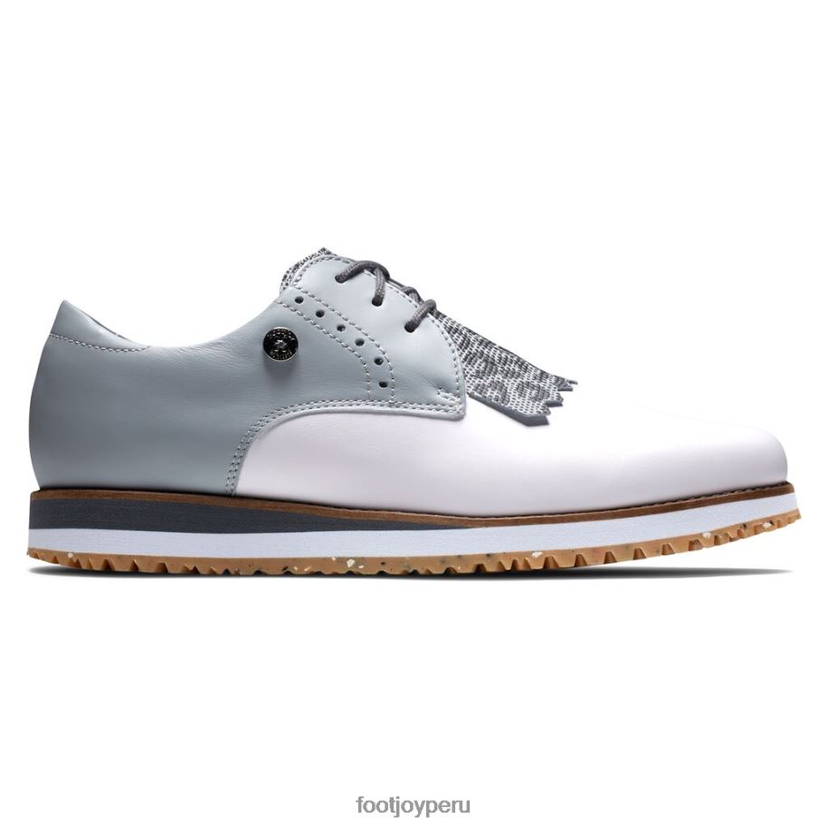 blanco-gris claro Footjoy blanco-gris claro sport retro - kiltie mujer-estilo temporada anterior 8V0402533