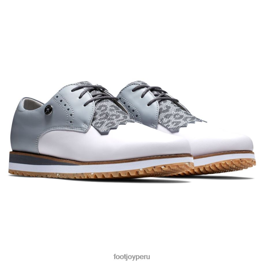 blanco-gris claro Footjoy blanco-gris claro sport retro - kiltie mujer-estilo temporada anterior 8V0402533