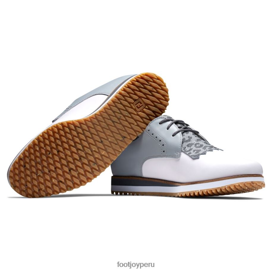 blanco-gris claro Footjoy blanco-gris claro sport retro - kiltie mujer-estilo temporada anterior 8V0402533