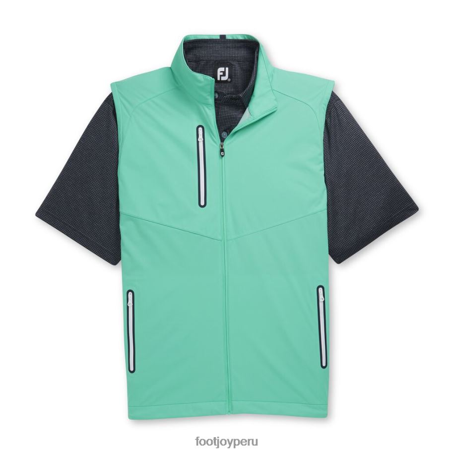 menta verde Footjoy Chaleco softshell ligero color menta, estilo de temporada anterior 8V0402317