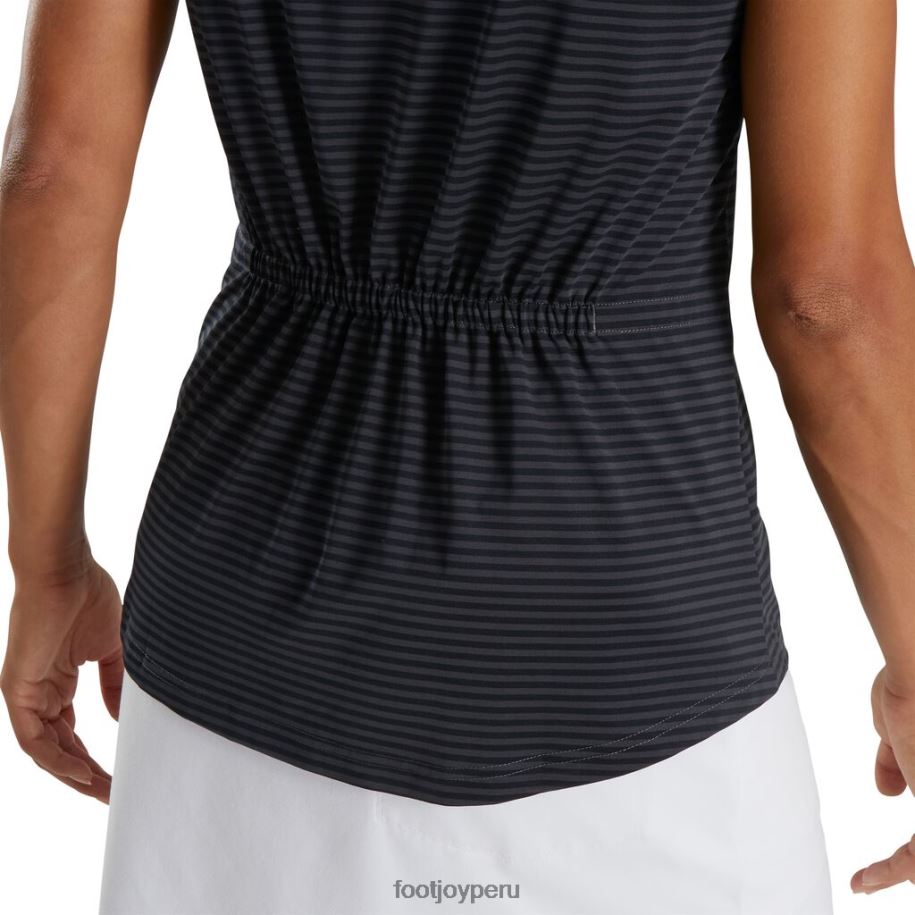 negro Footjoy Manga japonesa con rayas tonales para mujer, estilo de temporada anterior 8V0402991