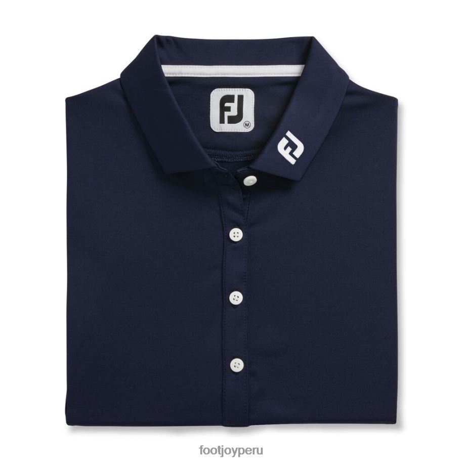 Armada Footjoy azul marino liso lisle - fj tour collar mujer 8V0402406