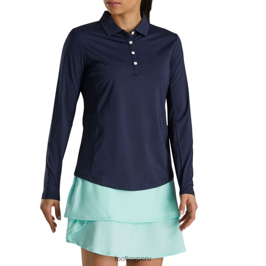 Armada Footjoy camisa de protección solar de manga larga azul marino mujer 8V0402424