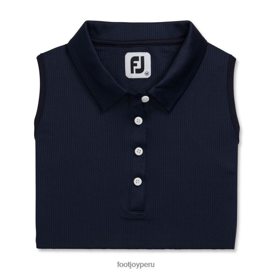 Armada Footjoy canalé sin mangas mujer azul marino 8V0402394