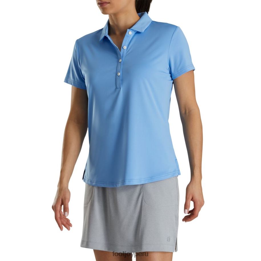azul claro Footjoy cuello liso lisle mujer azul claro 8V0402409