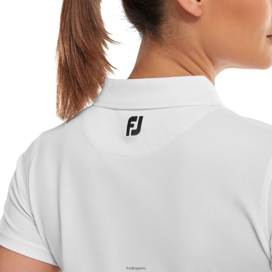 blanco Footjoy piqué elástico liso blanco 8V040574