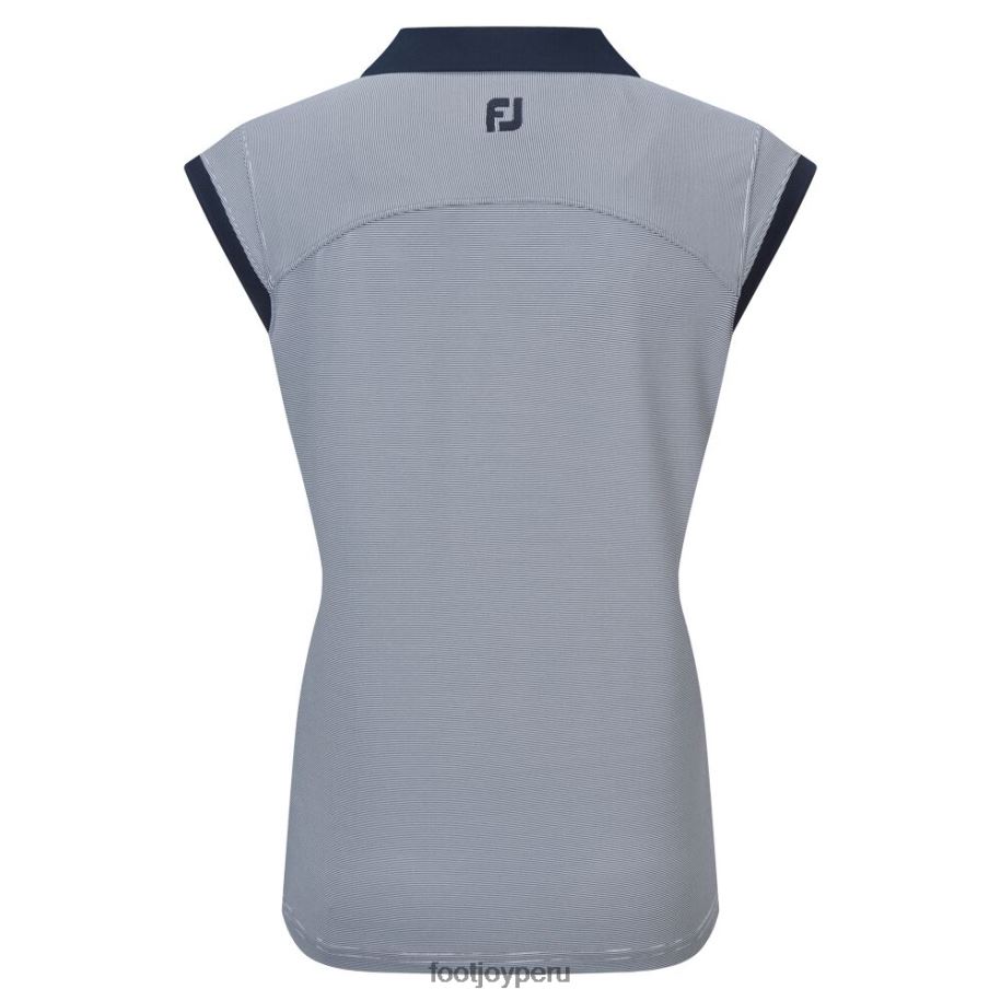 blanco-azul marino Footjoy isla de punta a rayas azul marino-blanca 8V040569