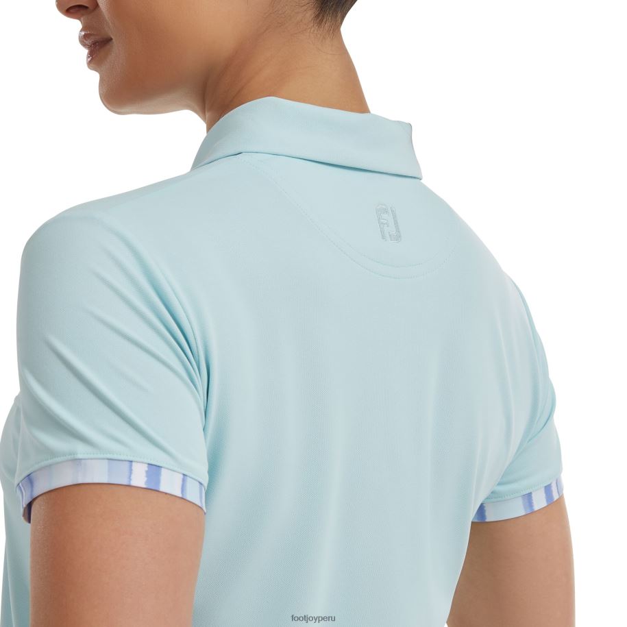 cielo Footjoy piqué ribete acuarela cielo 8V040564