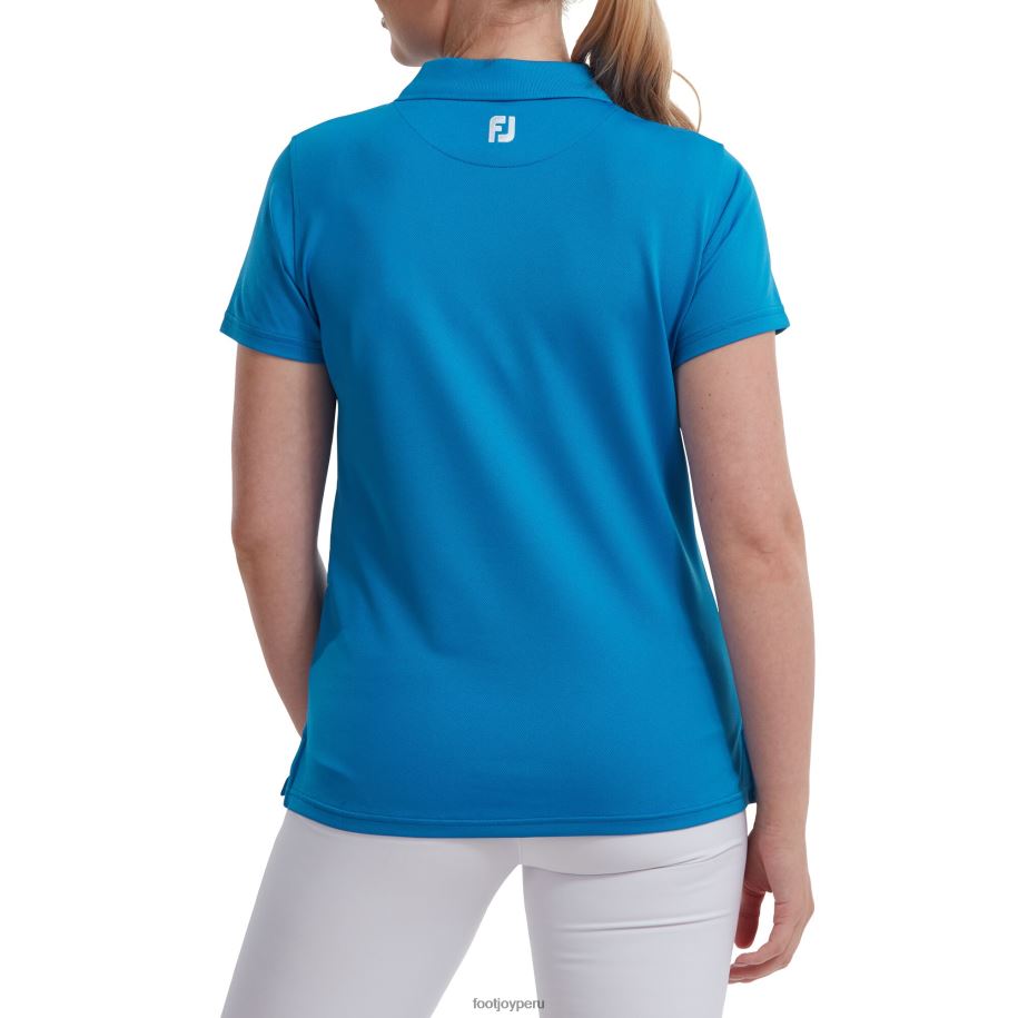 cobalto Footjoy piqué elástico cobalto sólido 8V0401381