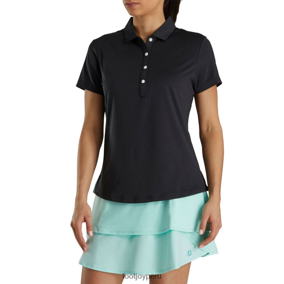 negro Footjoy cuello liso negro liso para mujer 8V0402411