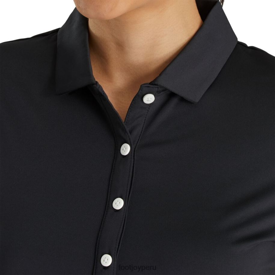 negro Footjoy cuello liso negro liso para mujer 8V0402411