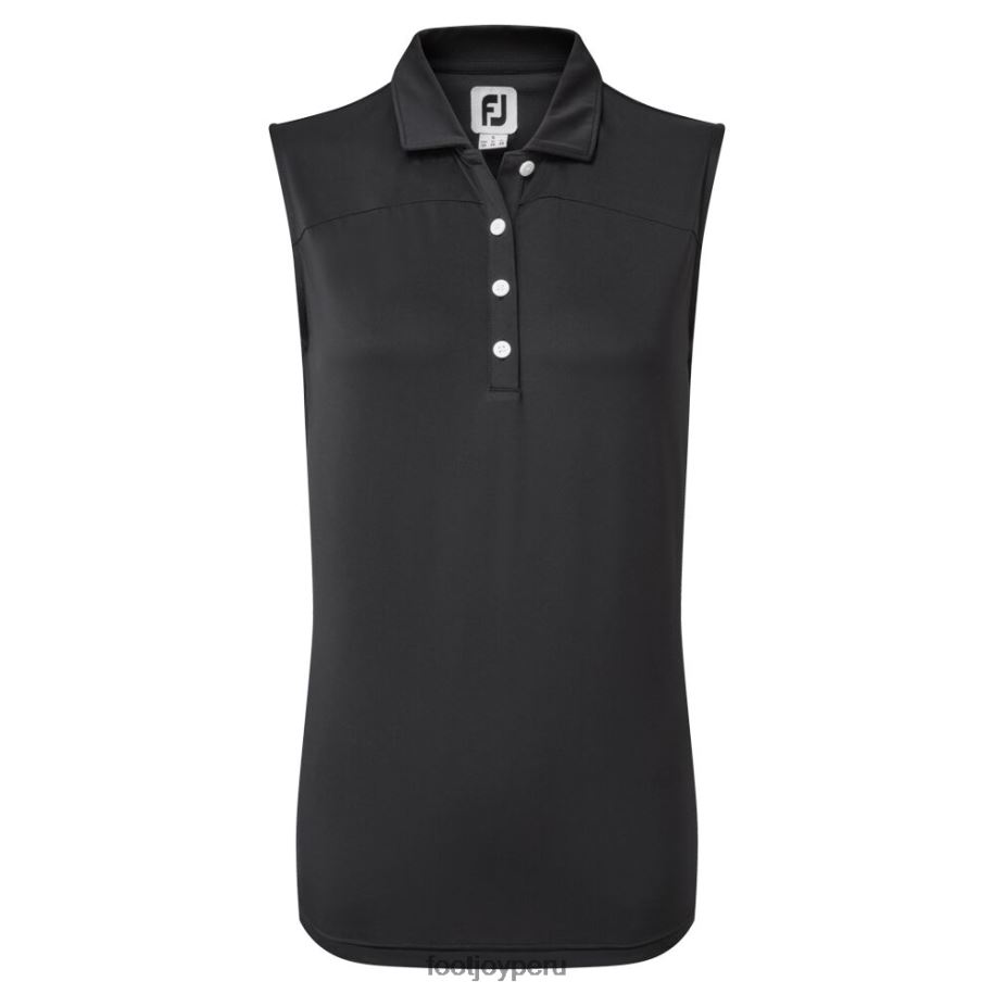 negro Footjoy espalda de malla sin mangas lisle negro 8V040579