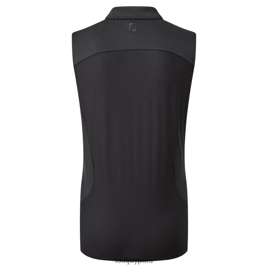 negro Footjoy espalda de malla sin mangas lisle negro 8V040579