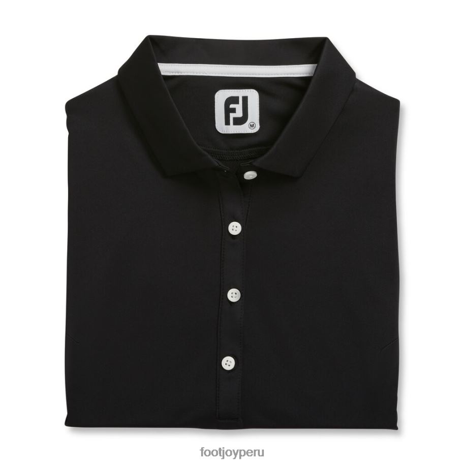 negro Footjoy liso lisle sin mangas mujer negro 8V0402416