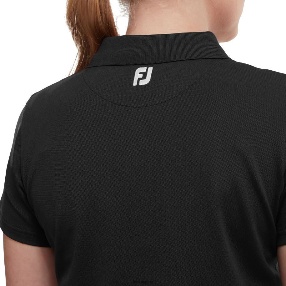 negro Footjoy piqué elástico negro liso 8V0401382