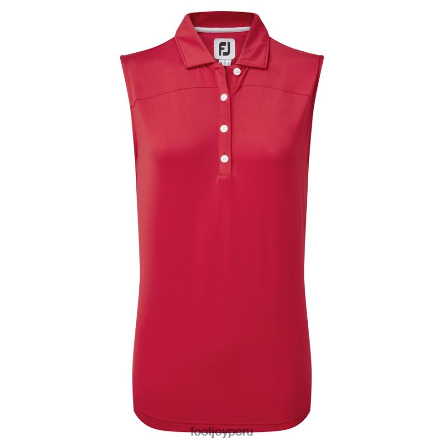 rojo Footjoy espalda de malla sin mangas rojo lisle 8V0401389