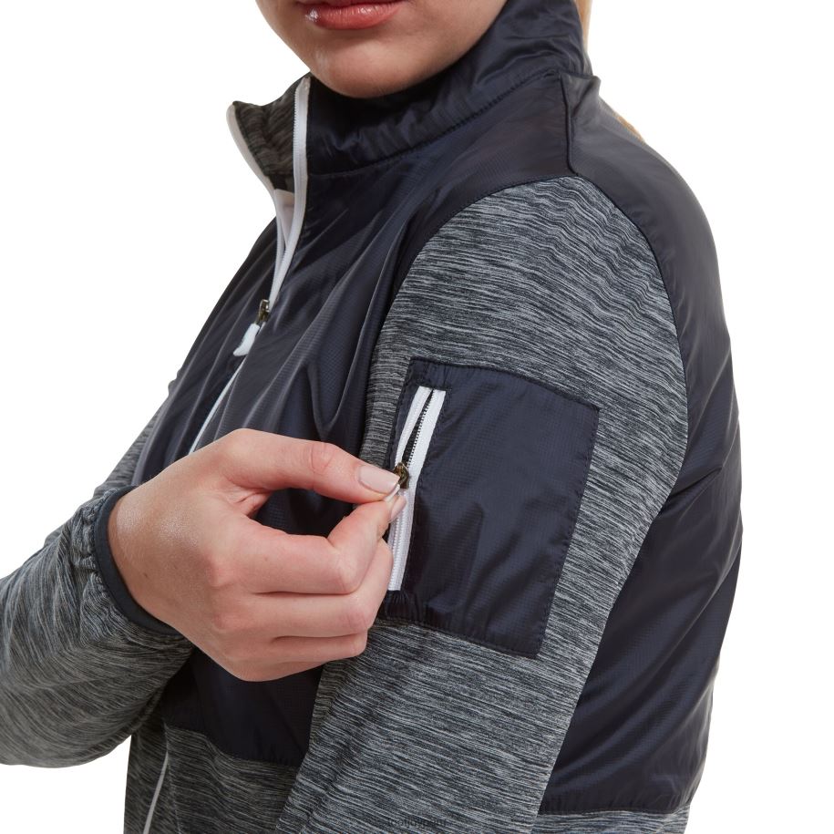 Armada Footjoy capa intermedia con tinte espacial y cremallera completa en azul marino 8V040639