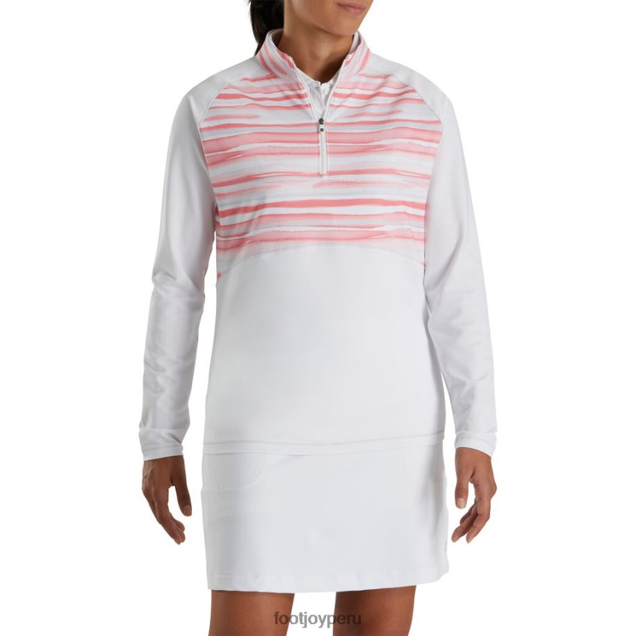 blanco Footjoy acuarela media cremallera mujer blanco 8V0402474