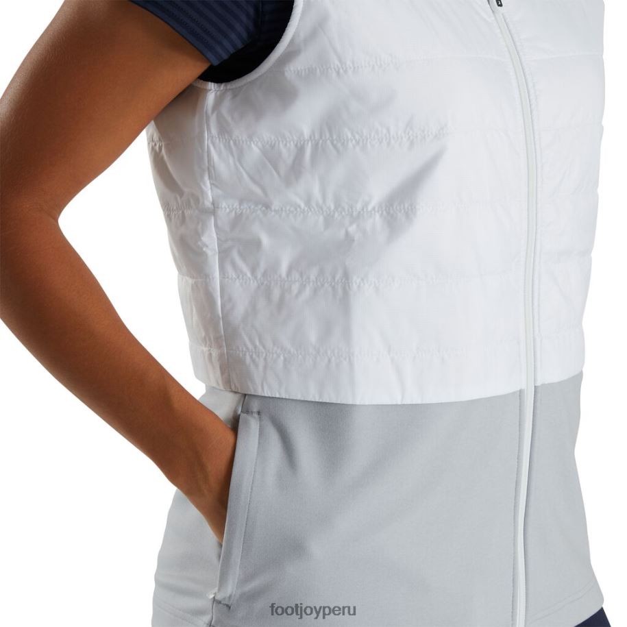 blanco Footjoy chaleco aislante en capas mujer blanco 8V0402485