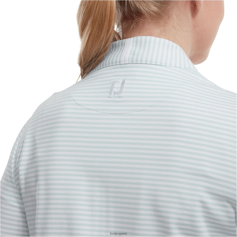 cielo Footjoy cielo de capa intermedia ligera con rayas tonales y cremallera completa 8V040645