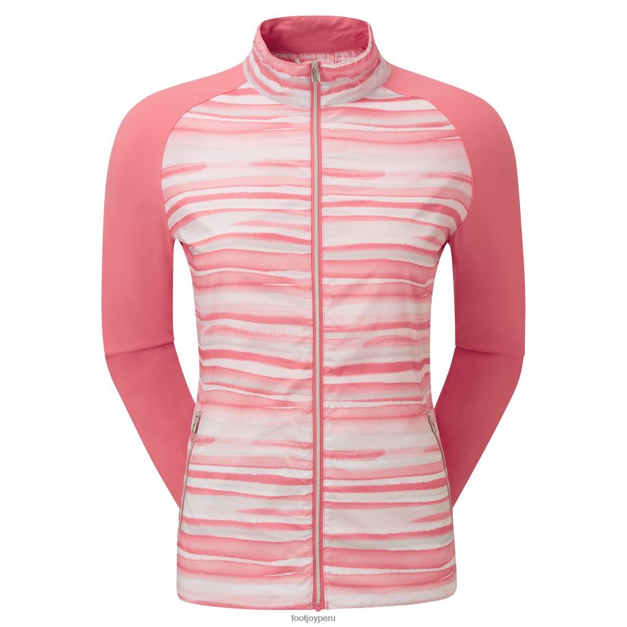 coral brillante Footjoy chaqueta híbrida de acuarela coral brillante 8V0401453