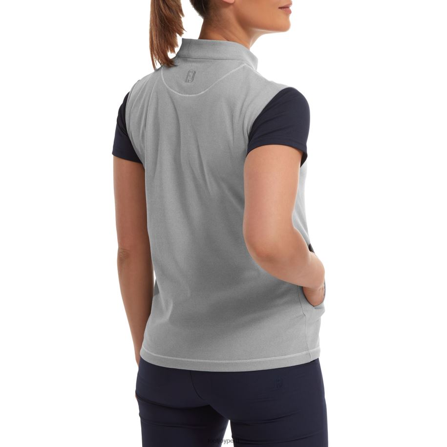 gris Footjoy chaleco gris con cremallera completa 8V040642