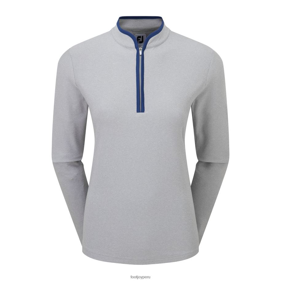 plata antigua-azul abierto Footjoy capa intermedia de punto abierto mujer plata antigua-azul abierto 8V040649