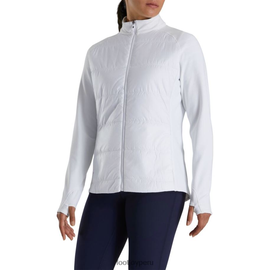 blanco Footjoy chaqueta híbrida blanca mujer 8V0402504