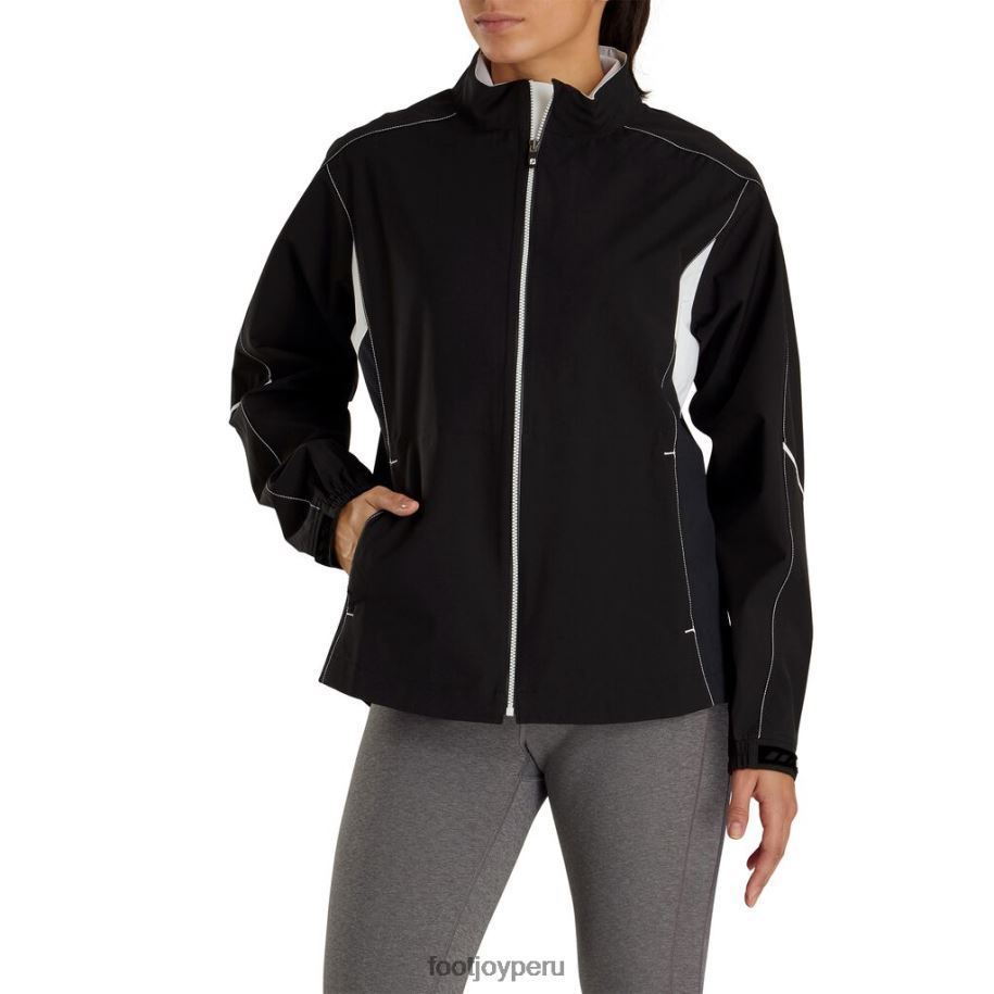negro Footjoy chaqueta impermeable fj hydrolite negra para mujer 8V0402956