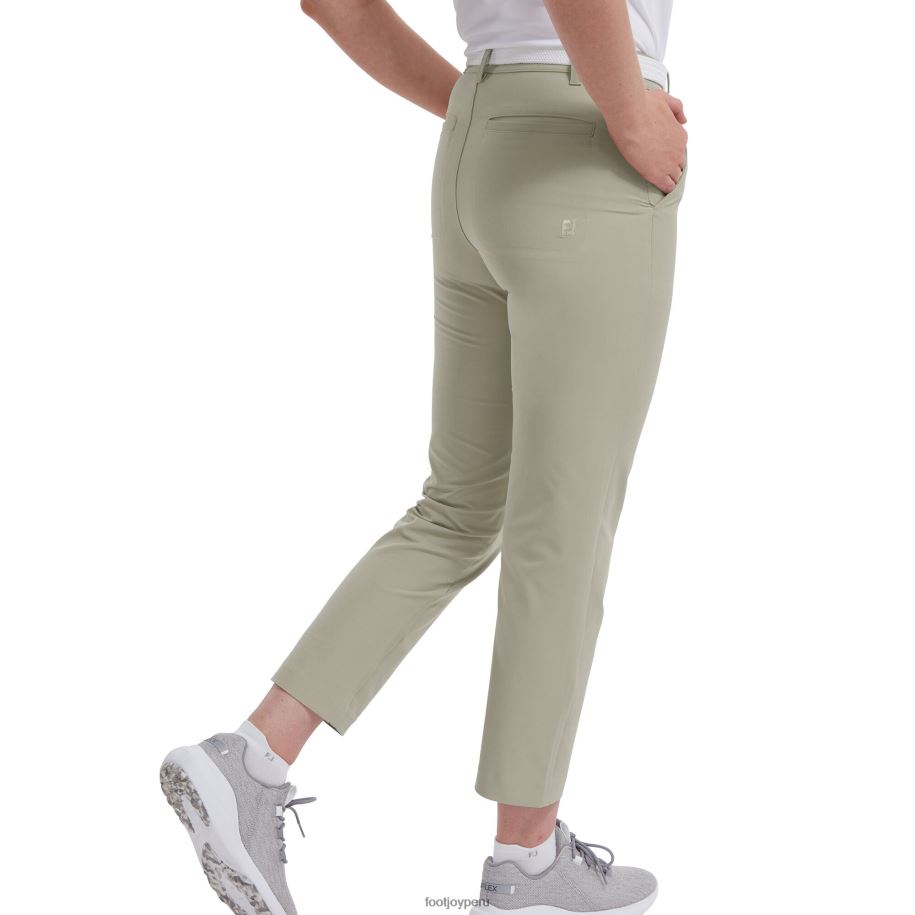 caqui Footjoy pantalones cropped elásticos caqui 8V040601