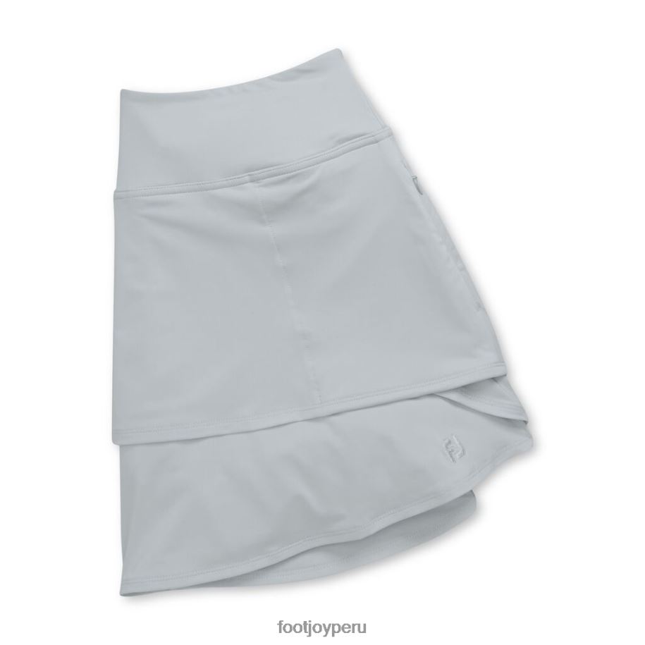 cuero gris Footjoy Falda pantalón en capas Performance mujer gris jaspeado 8V0402432