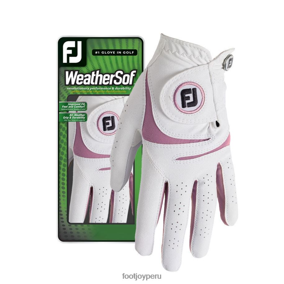 blanco-rosa Footjoy Weathersof mujer blanco-rosa 8V040358