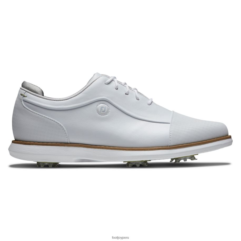 blanco Footjoy tradiciones blancas - mujeres con punta de escudo 8V040512