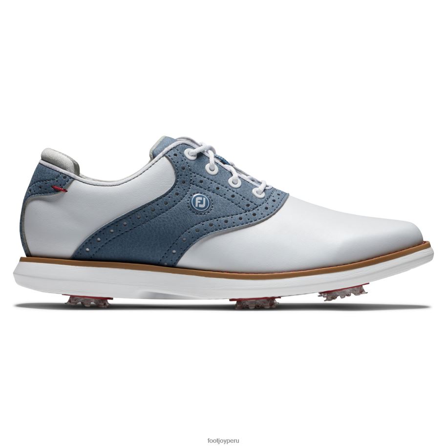 blanco azul Footjoy blanco-azul fj tradiciones mujeres 8V040515