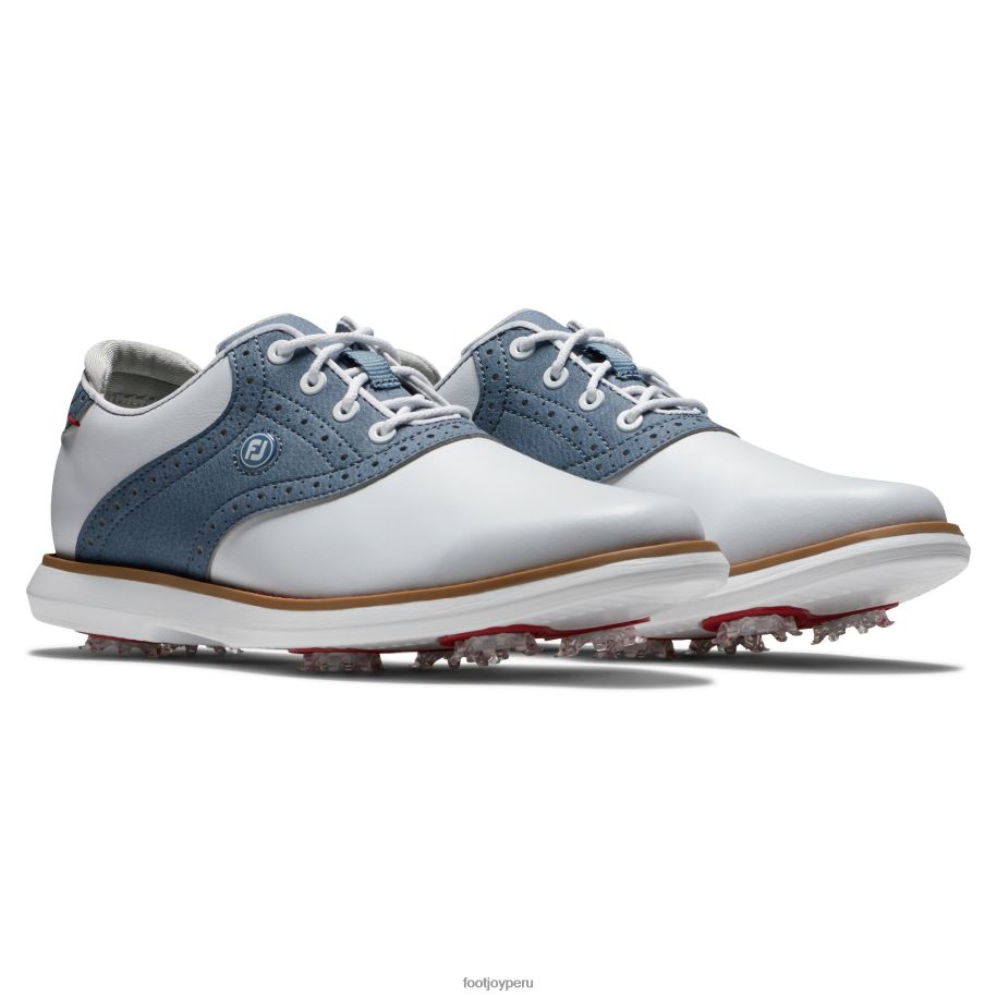 blanco azul Footjoy blanco-azul fj tradiciones mujeres 8V040515