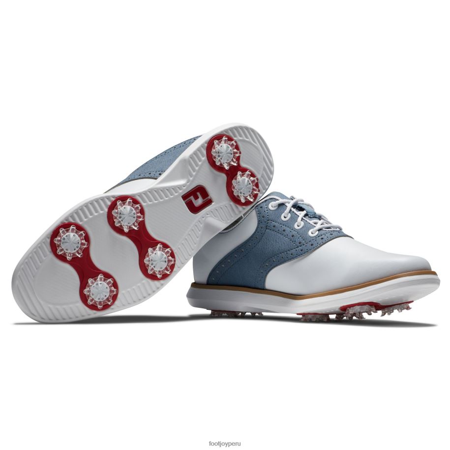 blanco azul Footjoy blanco-azul fj tradiciones mujeres 8V040515