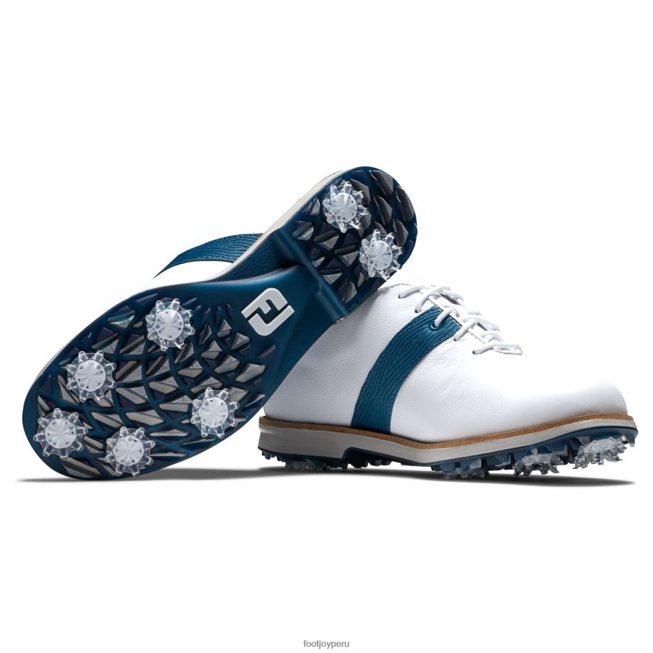 blanco azul Footjoy estreno serie mujer blanco-azul 8V040517