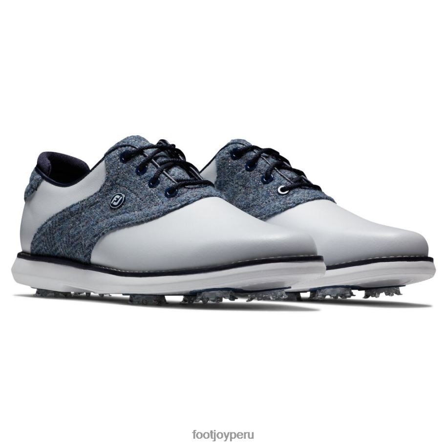 blanco azul Footjoy lewis tradiciones mujer blanco-azul 8V0402900