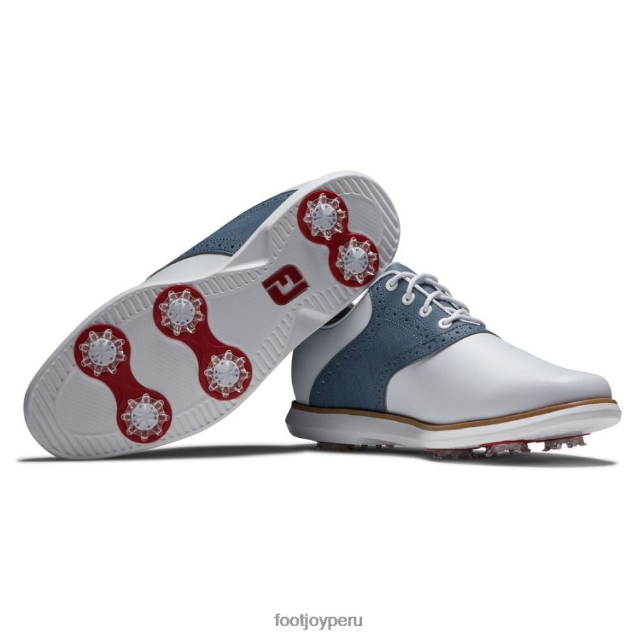 blanco azul Footjoy tradiciones mujeres blanco-azul 8V0402905