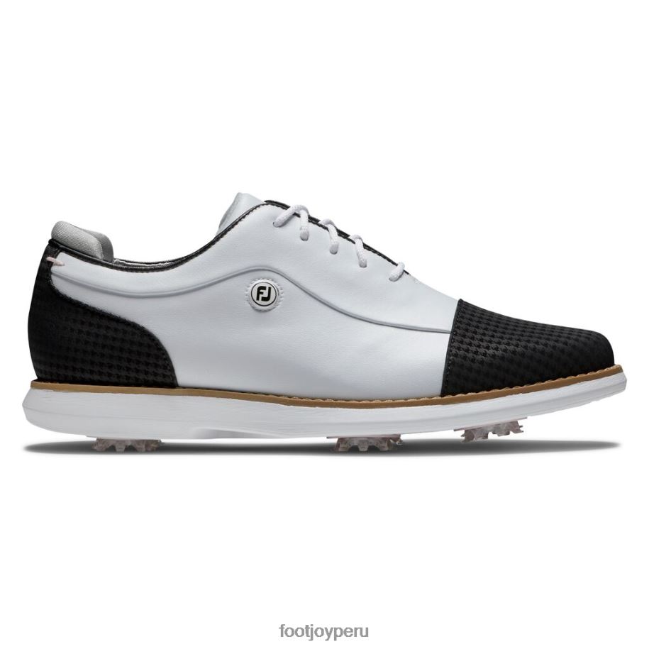 blanco negro Footjoy tradiciones puntera mujer blanco-negro 8V0401943