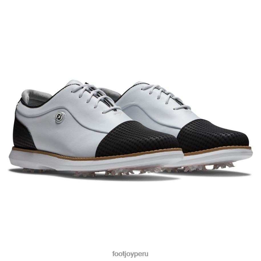 blanco negro Footjoy tradiciones puntera mujer blanco-negro 8V0401943