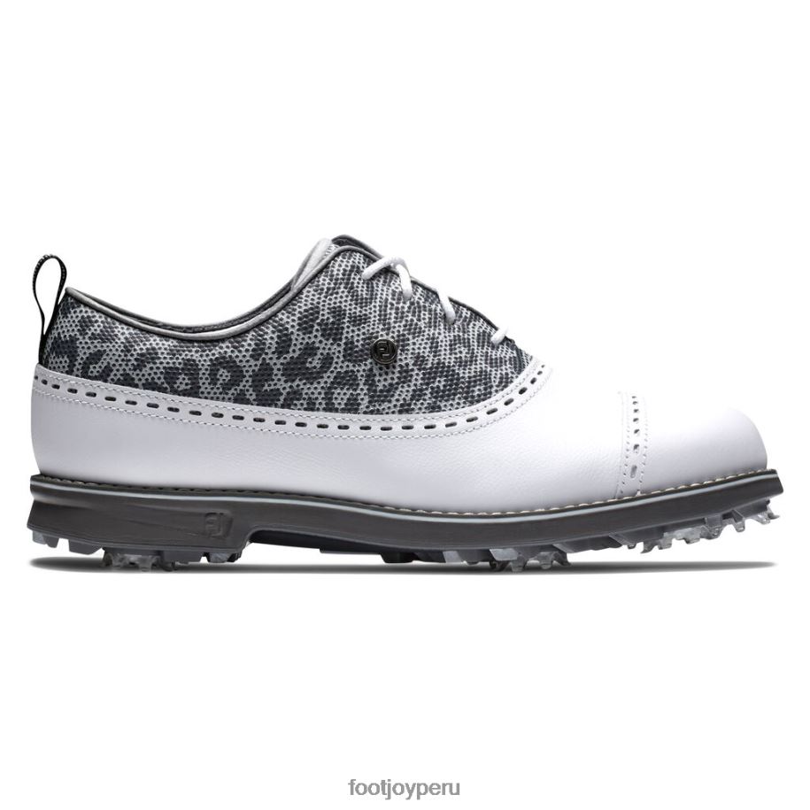 estampado de leopardo blanco Footjoy premiere series blanco con estampado de leopardo - puntera mujer 8V0402908