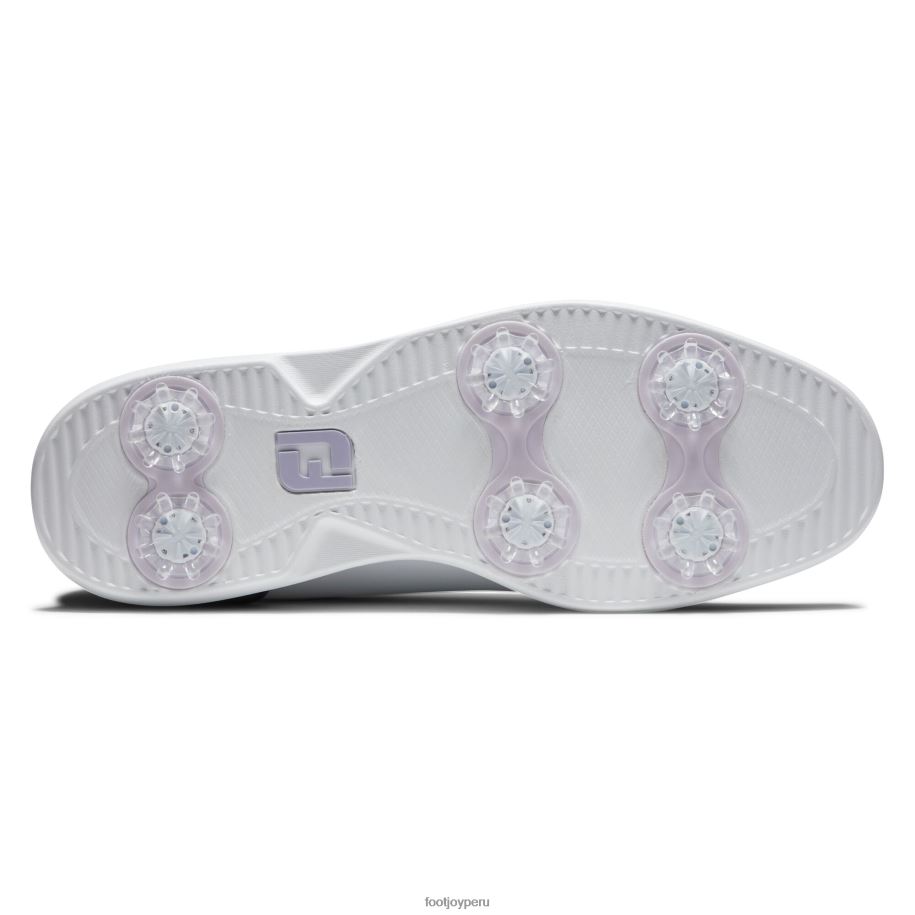 naval Blanca Footjoy tradiciones blanco-azul marino - mujeres con punta de escudo 8V040510